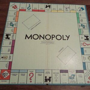Vintage 1961 Monopoly Game
